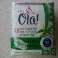 Прокладки гигиенические Ola ULTRA Зеленый чай