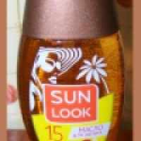 Масло сухое для загара Sun Look SPF-15