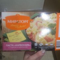 Паста Мираторг "Карбонара" с сыром и беконом
