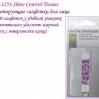 Матирующие салфетки для лица QVS "Shine Control Tissues"