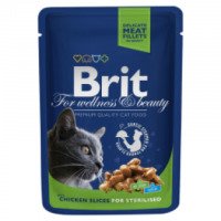 Влажный корм для кошек Brit Premium for Sterilized