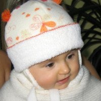 Детская осенне-зимняя шапочка Sroczka