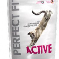Сухой корм для кошек Perfect Fit Active