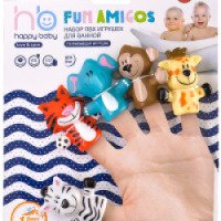 Набор ПВХ игрушек для ванной Happy Baby "Fun Amigos"