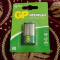 Солевая батарейка GP Greencell 6F22