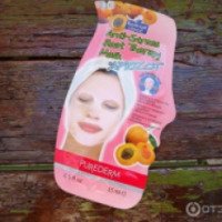 Саморазогревающаяся анти-стресс маска для лица Apricot Purederm