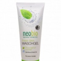 Очищающий гель с био-мятой и морской солью Neobio Fresh Skin