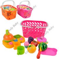 Детский кухонный набор Aliexpress Cooking Toys Baby Kids Fruit In Basket Set Drop