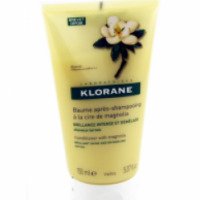 Бальзам-ополаскиватель для волос аптечный Klorane с воском магнолии для интенсивного блеска и восстановления
