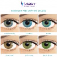 Цветные контактные линзы Solotica