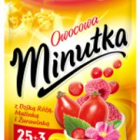 Чай фруктовый Мокате Minutka с шиповником, малиной и клюквой