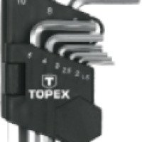Набор ключей шестигранных Topex CrV 35D955