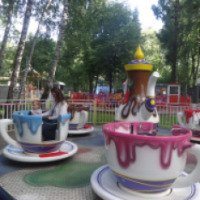 Аттракцион "Шоколадные чашки" на площадке "Кроха" в Измайловском парке (Россия, Москва)
