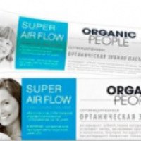 Зубная паста Organic People Super Air Flow Безопасное отбеливание