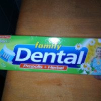 Зубная паста Dental family Прополис + Травы