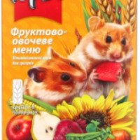 Витаминизированный корм "Фруктово-овощное меню" для грызунов Topsi