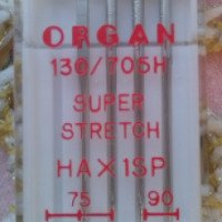 Иглы швейные Organ Super Stretch