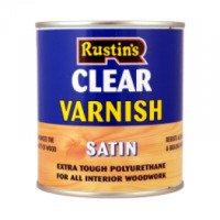 Лак для дерева Rustins Clear Satin Varnish