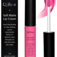 Матовая губная помада QiBest Soft Matte Lip Cream
