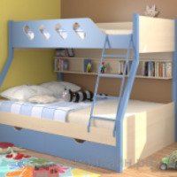Детская двухъярусная кровать РВ-Мебель "Дельта"