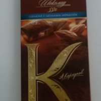 Горький шоколад А. Коркунов 55% с миндалем