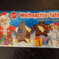 Молочный шоколад с белым шоколадом Friedel Wehnachts-Tafel