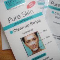 Очищающие полоски для лба, подбородка и носа Rival de Loop Pure Skin Clear Up Strips