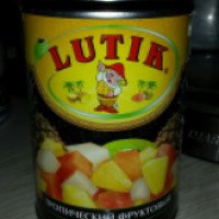 Тропический фруктовый коктейль в сиропе "Lutik"