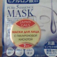 Маска для лица с гиалуроновой кислотой Japonika Japan Gals Pure 5 Essential