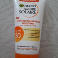 Солнцезащитное молочко для лица и тела Garnier Ambre Solaire SPF 30