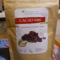 Какао бобы кусочками сырые Super green food