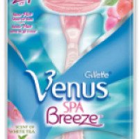 Бритвенный станок Gillette Venus SPA Breeze с ароматом белого чая