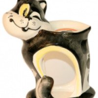 Аромалампа Академия керамических искусств "Кот с сердечком"