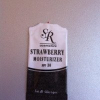 Крем для лица Strawberry moisturizer Spf 30 Sr Cosmetics клубничный