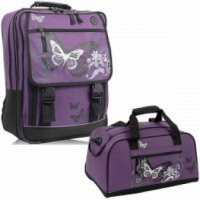 Школьный рюкзак Fabrizio Beauty Butterfly с пеналом и спортивной сумкой
