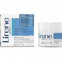 Увлажняющий дневной крем для лица Lirene Normal and Combination Skin Velvet Moisturising Cream