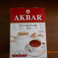 Чай Akbar черный байховый цейлонский крупнолистовой