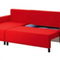Диван-кровать с козеткой Ikea Lugnvik