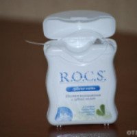 Зубная нить R.O.C.S. с ароматом мяты
