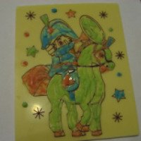 Подарочный набор Шоколадная раскраска Конфаэль "Солдатик"