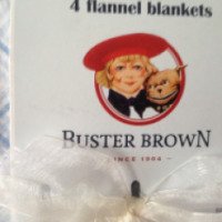 Набор фланелевых пеленок Buster brown