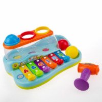 Детская музыкальная игрушка Huile Toys Ксилофон-стучалка