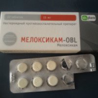 Нестероидный противовоспалительный препарат Obl Pharm "Мелоксикам-obl"