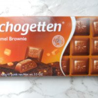 Шоколад молочный Schogetten "Caramel Brownie"