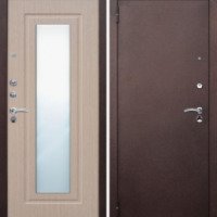 Входная металлическая дверь Ульяновские стальные двери "Монако-зеркало"