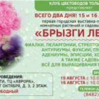 Выставка цветов "Брызги лета" в ТЦ "Аврора" (Россия, Тольятти)