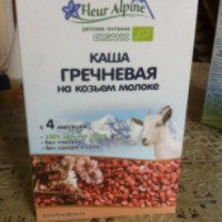 Детская каша Fleur Alpine "Organic" на козьем молоке гречневая