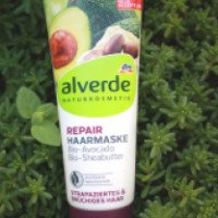Восстанавливающая маска для волос Alverde с био авокадо и био маслом ши
