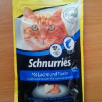 Витамины для кошек Gim Cat Schnurries Mit Lachs und Taurin