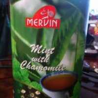 Чай зеленый Mervin с мятой и ромашкой